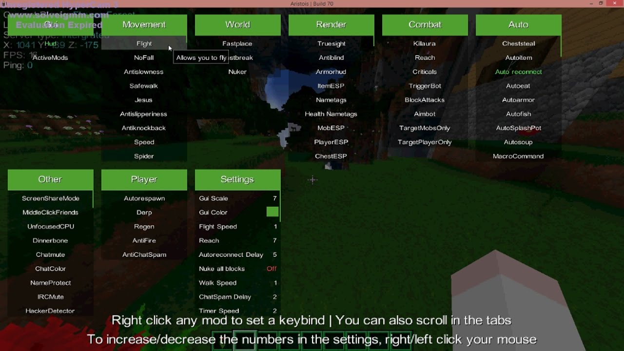 Minecraft Hack Mod Download Pc